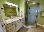 Attached Master Bathroom - Stand In Shower & Jacuzzi Tub